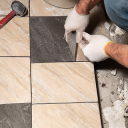 La pose de carreaux mosaïques en marbre par Pro Carreaux : un choix de qualité pour sublimer votre intérieur à Fondettes